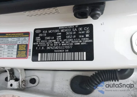 2020 Kia Rio 5-Door S из США, поврежденный, VIN 3KPA25AD1LE270377